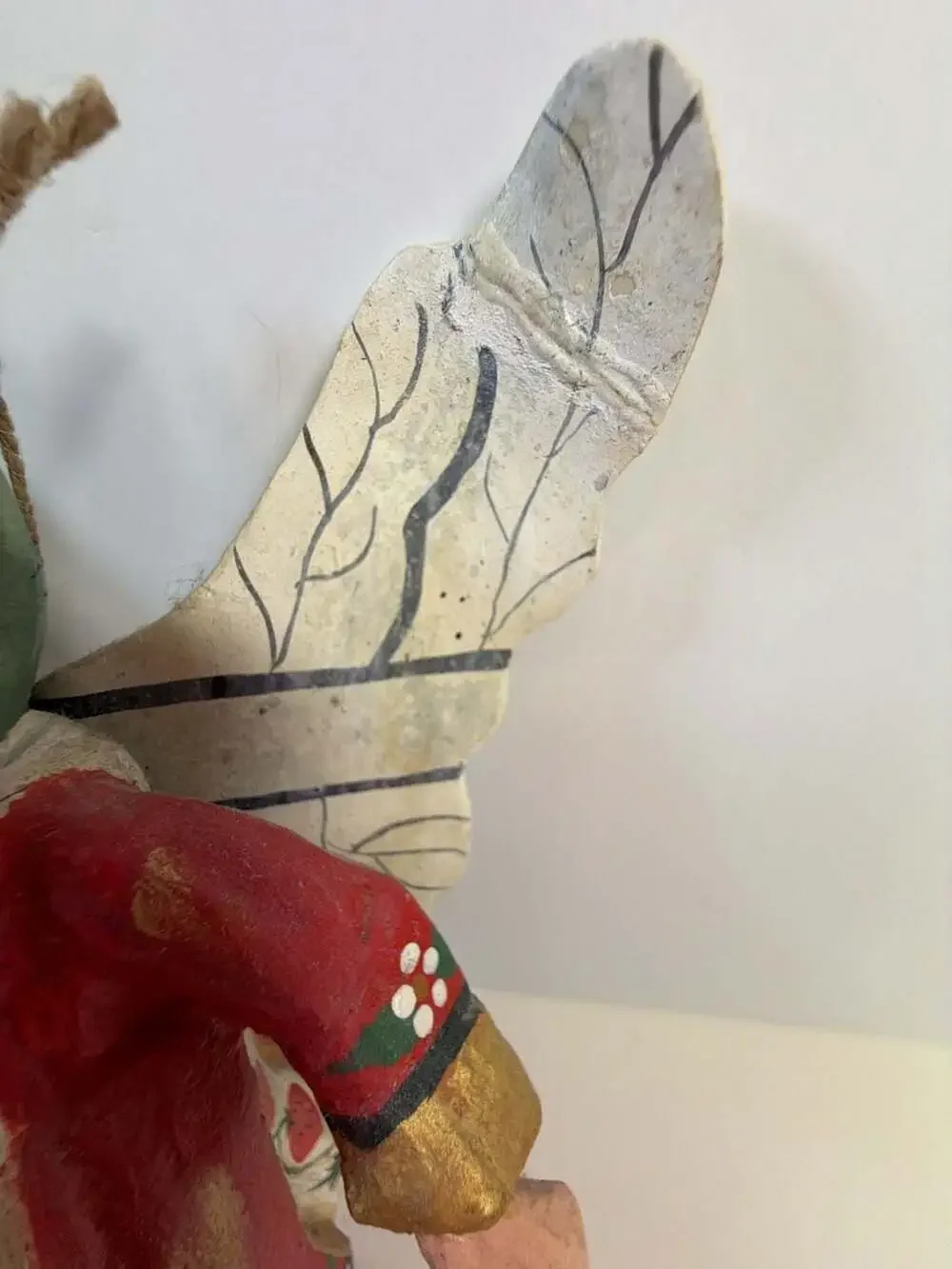 Vintage 1989 House of Hatten Fairy Ornament with Strawberry